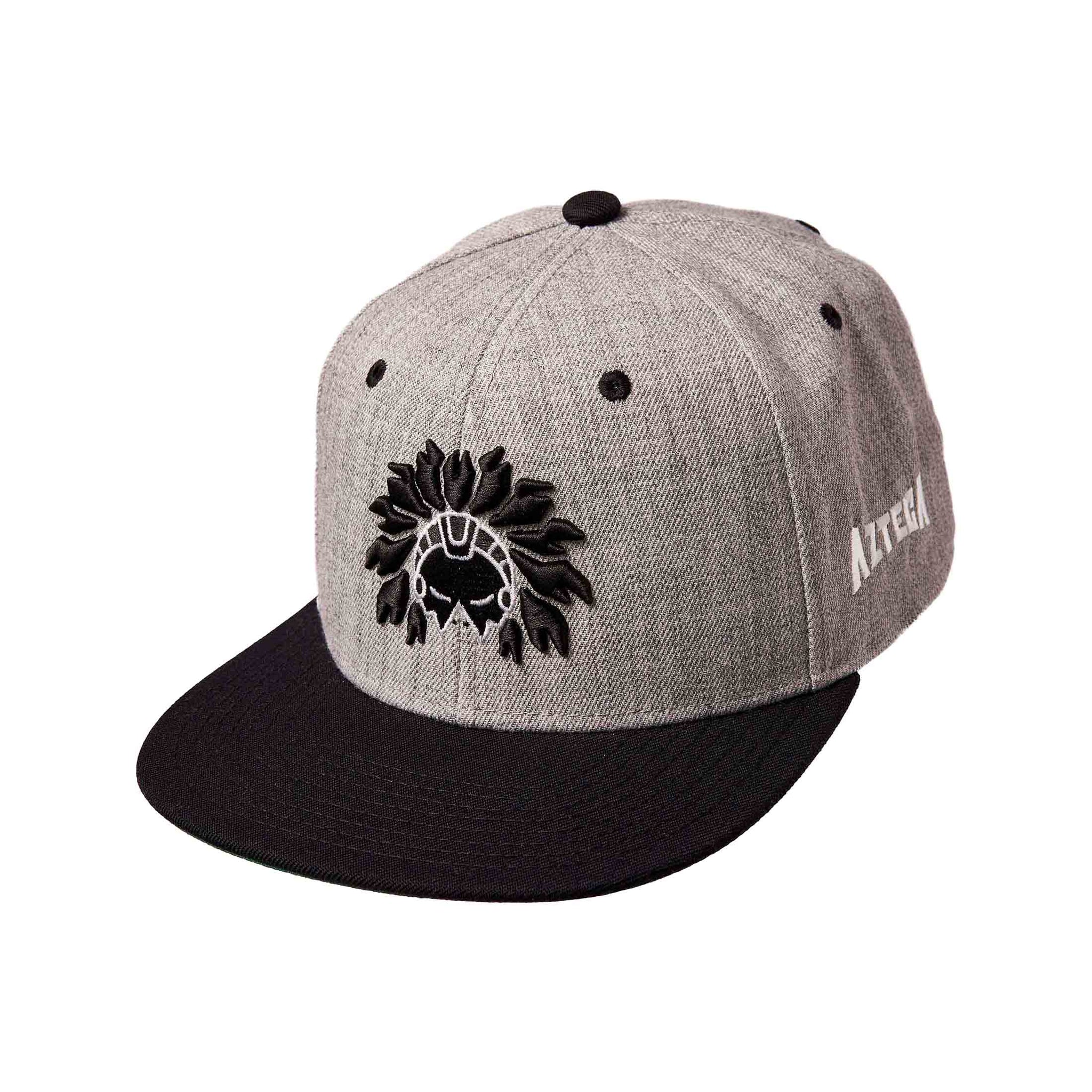 Gorra Tanke color Gris con Negro - Logo Negro