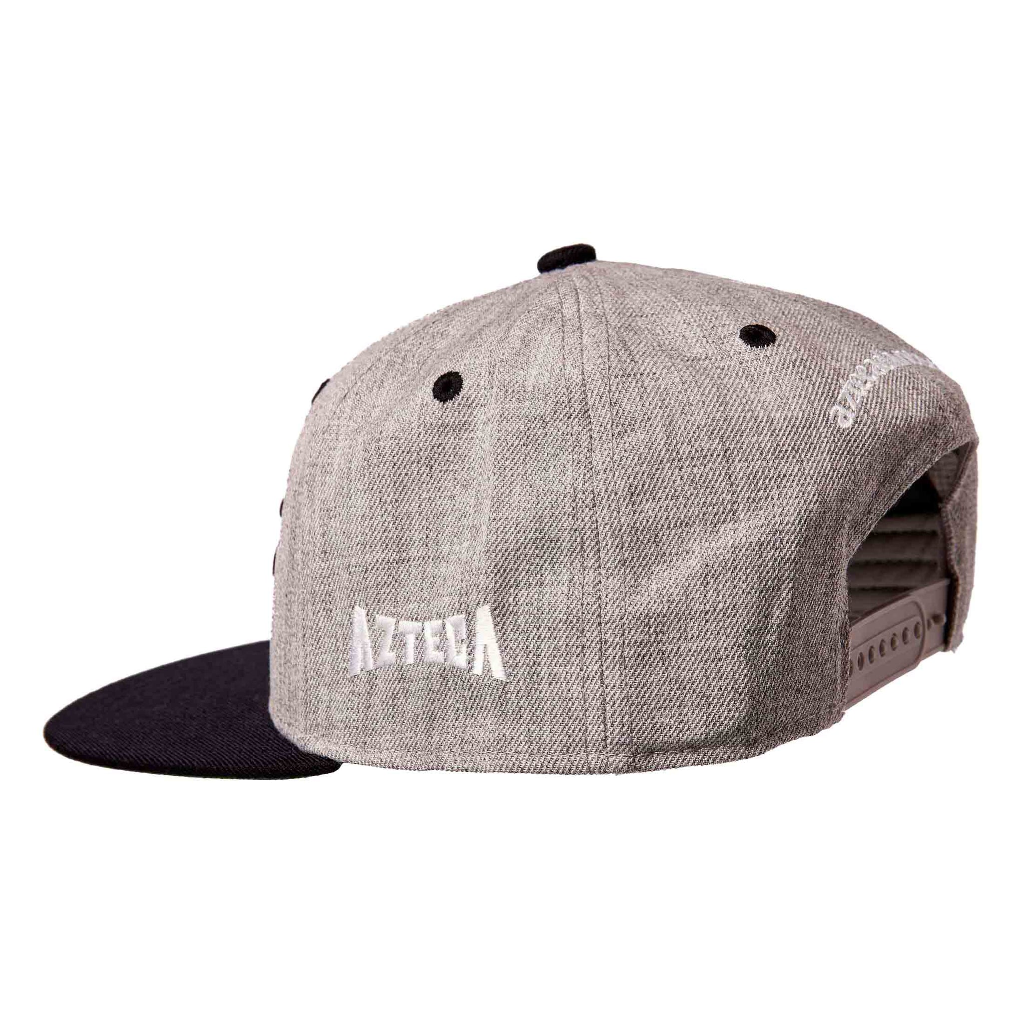 Gorra Tanke color Gris con Negro - Logo Negro