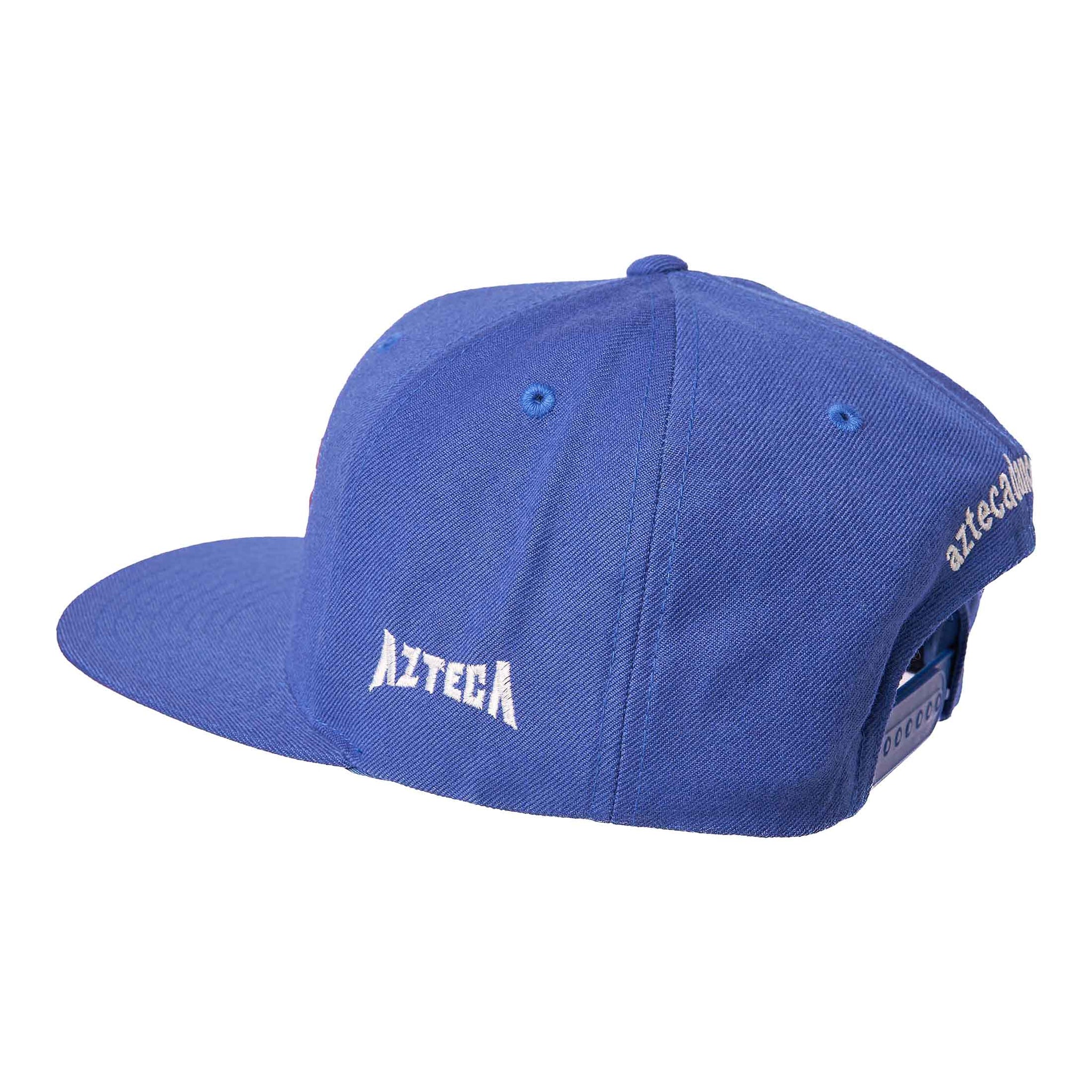 Gorra color Azul con Visera de Bandera Mexicana - Logo Patrio