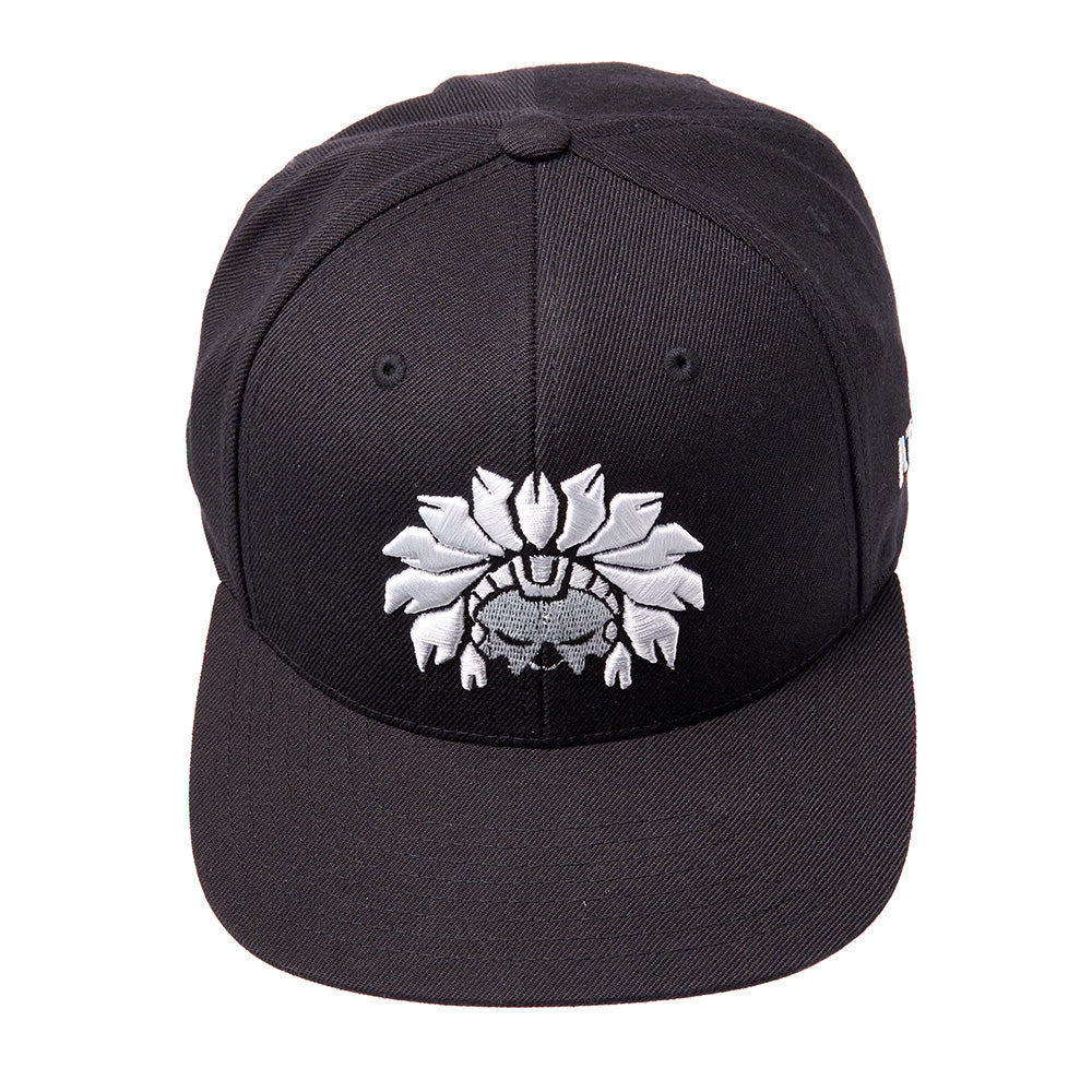 Gorra en Negro con Visera CURVA de Bandera Mexicana - Logo Patrio