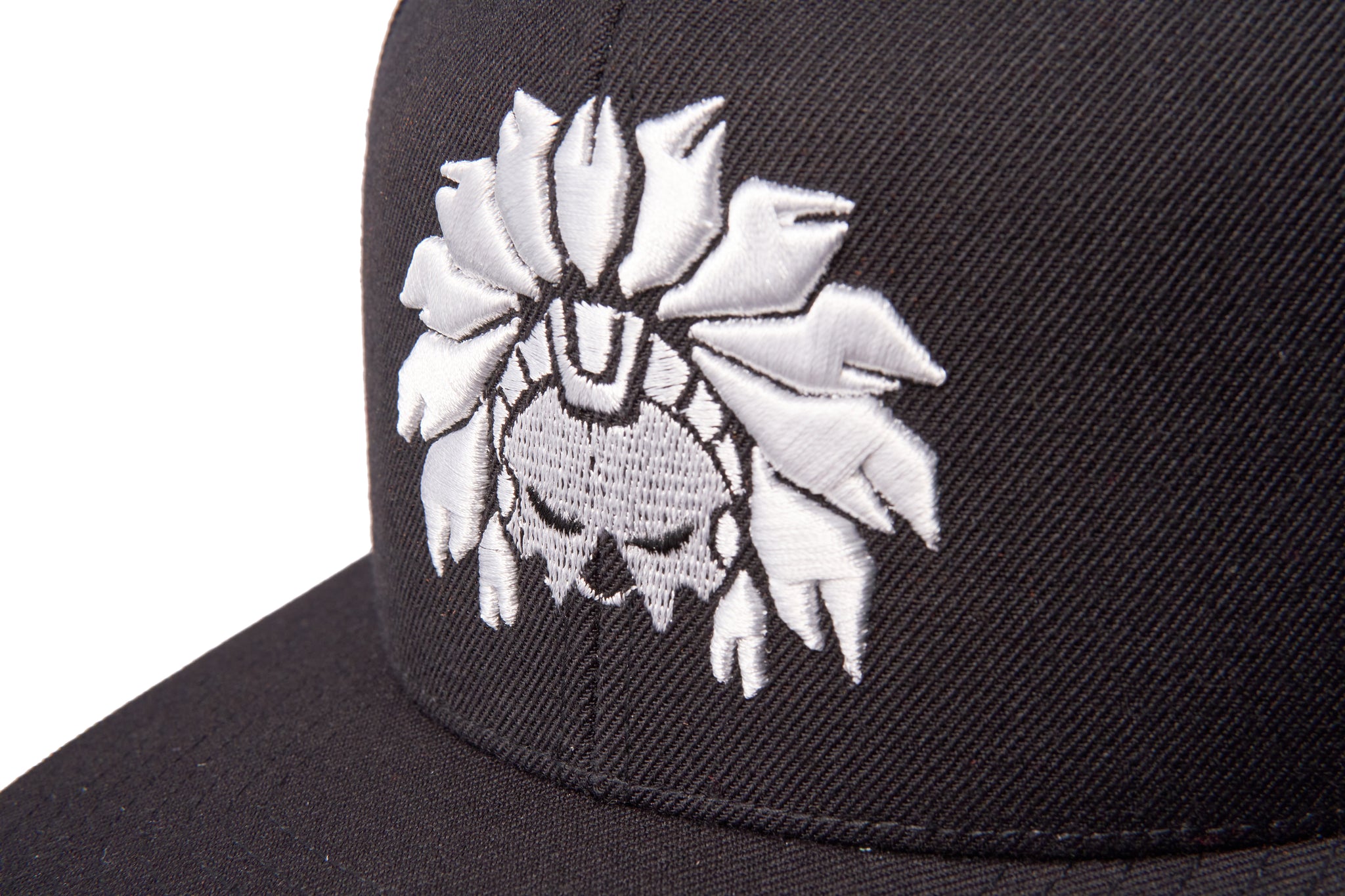 Gorra en Negro con Visera CURVA de Bandera Mexicana - Logo Patrio