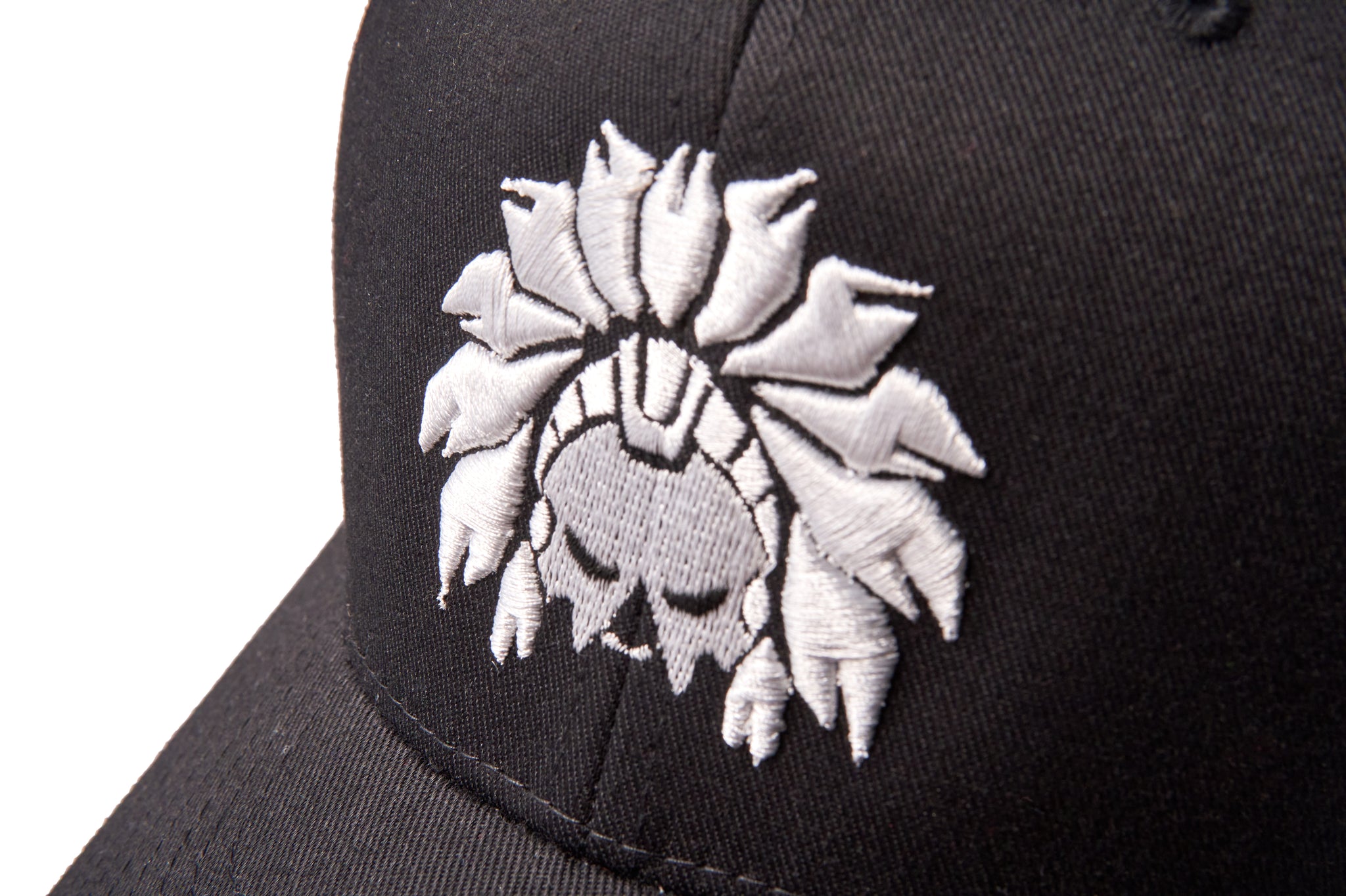 Gorra Flexfit con Visera curva de Bandera Mexicana - Logo Blanco