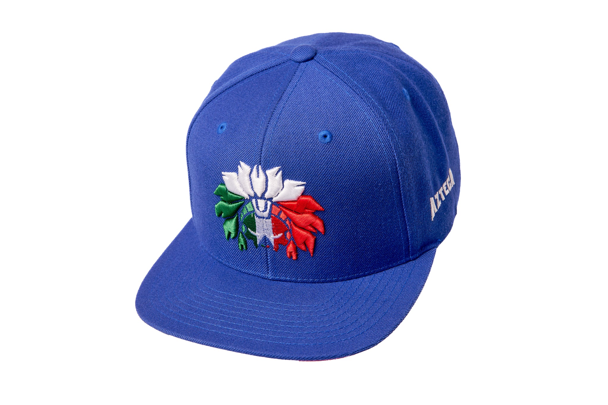 Gorra color Azul con Visera de Bandera Mexicana - Logo Patrio