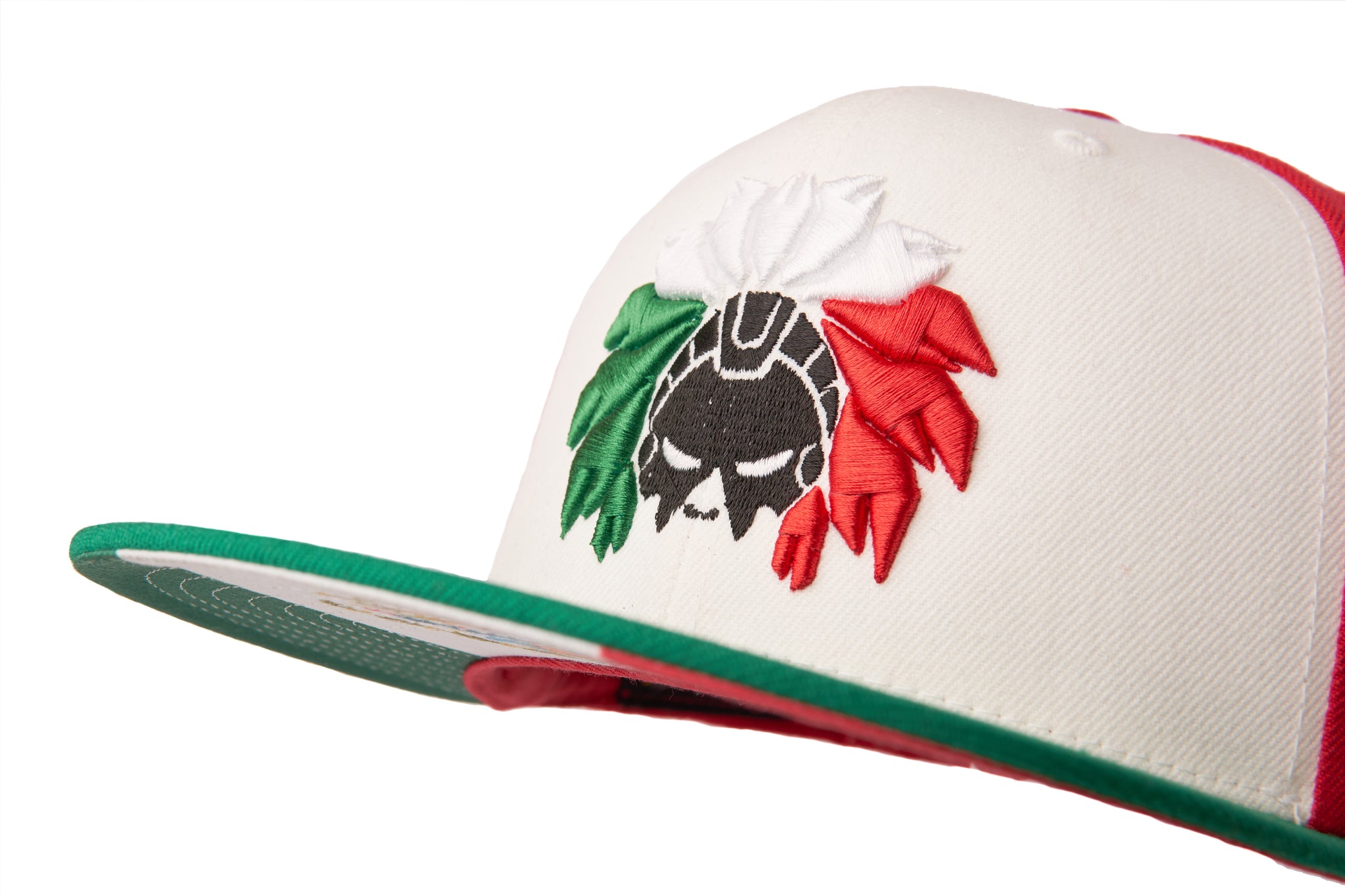 Gorra Tricolor con Visera de Bandera Mexicana - Logo Tricolor